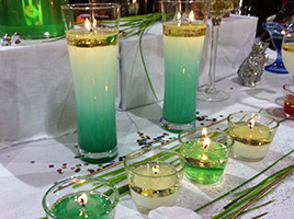 Bougies blanches